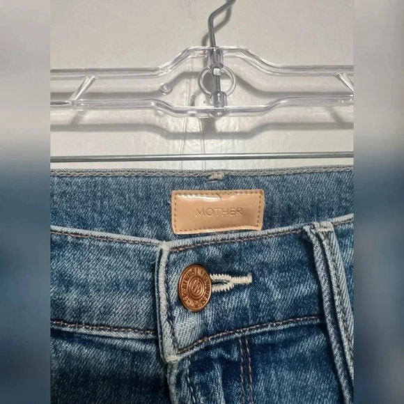 Mother The Mid Rise Dazzler Ankle in Cut & Paste Jeans Size 25 $228 - Picture 5 of 7